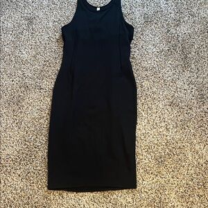 Lululemon Athletica Black Midi Dress